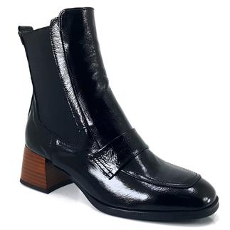 Mammamia 1130 24KB Kadın Günlük Bot Siyah Kırışık Rugan