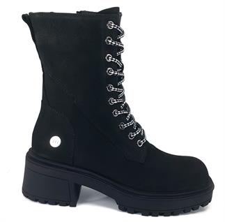 Mammamia 1240 Günlük Bayan Bot Siyah Nubuk