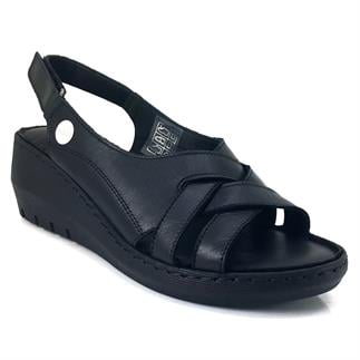 Mammamia 1385 24YS Kadın Günlük Sandalet Siyah