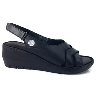 Mammamia 1385 24YS Kadın Günlük Sandalet Siyah