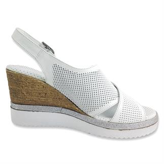 Mammamia 1430 24YS Kadın Günlük Sandalet Beyaz