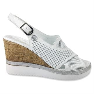 Mammamia 1430 24YS Kadın Günlük Sandalet Beyaz