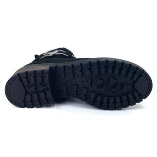 Mammamia 1785 24KB женские повседневные сапоги из черного нубука