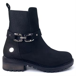 Mammamia 1785 24KB женские повседневные сапоги из черного нубука