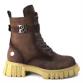 Mammamia 1960 24KB женские повседневные сапоги из коричневого нубука