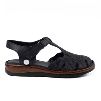 Mammamia 2360 26YS Kadın Günlük Sandalet Siyah