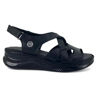 Mammamia 2370 25YS Kadın Günlük Sandalet Siyah