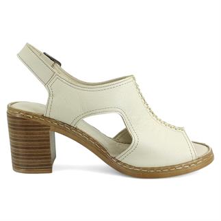 Mammamia 2405 25YS Kadın Günlük Sandalet Kemik