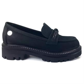 Mammamia 245 24KA Женская повседневная обувь из черного нубука