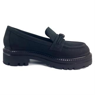 Mammamia 245 24KA Женская повседневная обувь из черного нубука