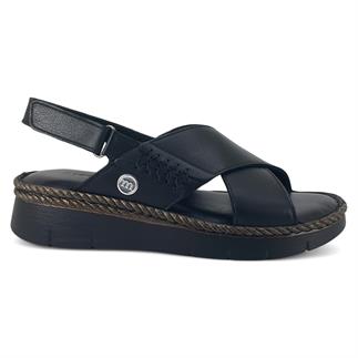 Mammamia 2515 25YS Kadın Günlük Sandalet Siyah