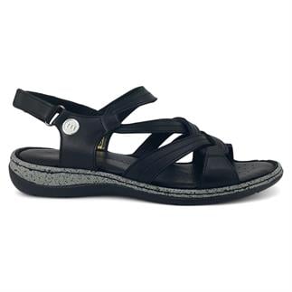 Mammamia 2530 25YS Kadın Günlük Sandalet Siyah