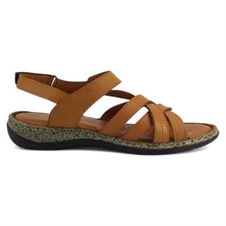 Mammamia 2530 25YS Kadın Günlük Sandalet Taba