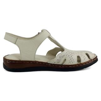 Mammamia 2550 25YS Kadın Günlük Sandalet Krem