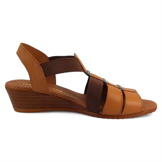 Mammamia 2735 25YS Kadın Günlük Sandalet Taba