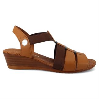 Mammamia 2735 25YS Kadın Günlük Sandalet Taba