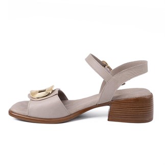 Mammamia 2795 26YS Kadın Günlük Sandalet Açık Gri