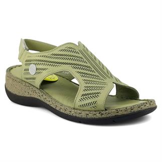 Mammamia 2880 25YS Kadın Günlük Sandalet Yeşil