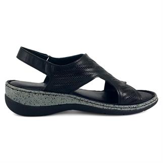 Mammamia 2880 25YS Kadın Günlük Sandalet Siyah