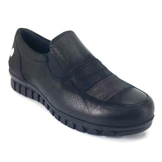 Mammamia 3255 22KA Повседневная женская обувь из черного нубука