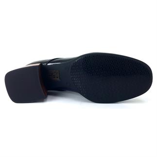 Mammamia 35 24KA Kadın Günlük Ayakkabı Siyah Kırışık Rugan