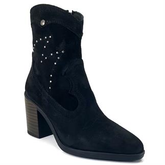 Mammamia 4130 24KB женские повседневные сапоги из черного нубука