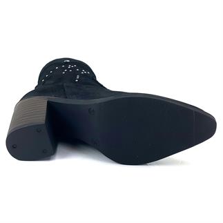 Mammamia 4130 24KB женские повседневные сапоги из черного нубука