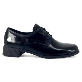 Mammamia 7245 25YA Kadın Günlük Ayakkabı Siyah Rugan