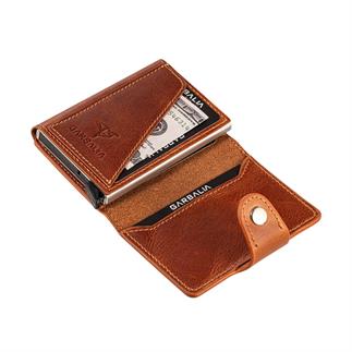 Garbalia Bern Hakiki Deri Mekanizmalı Cüzdan Taba