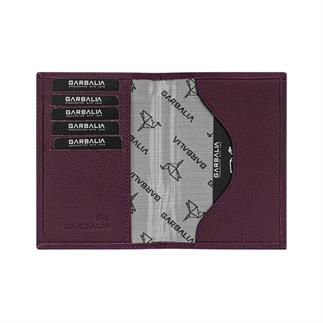 Garbalia Passcase Hakiki Deri Pasaportluk  Mor