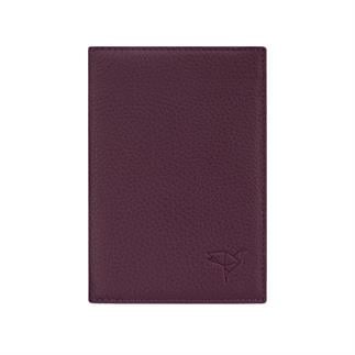 Garbalia Passcase Hakiki Deri Pasaportluk  Mor