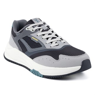 Qıaodan 43253405 26YA Erkek Sneaker Ayakkabı Gri