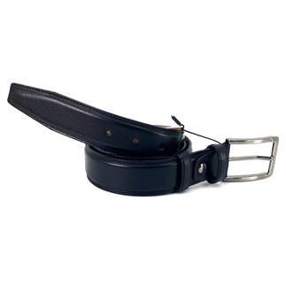 Шорник 1101 24K мужской классический сшитый пояс черный