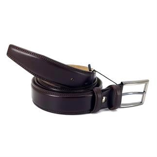 Saraç 1101 24K Erkek Klasik Dikişli Kemer Kahverengi