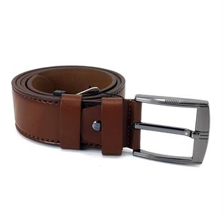 Шорник 1107 23K 4,5 см Мужской джинсовый пояс грецкий орех