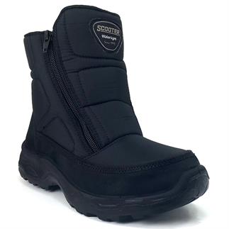 Скутер 7449 24KB женские водонепроницаемые повседневные ботинки черного цвета