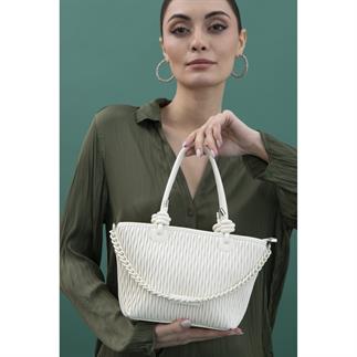 Sisley Sly 207 Kadın El Çantası Beyaz