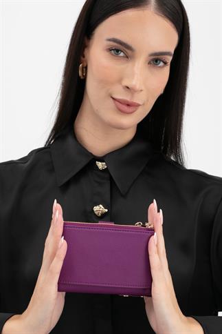 Sisley Sly 249 Kadın Cüzdan Mürdüm