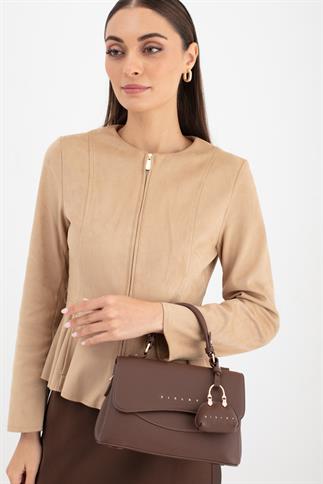 Sisley Sly 268 Kadın Kol Çantası Kahverengi