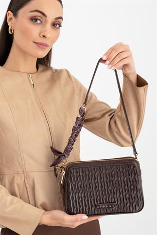 Sisley Sly 275 Kadın Kol Çantası Kahverengi