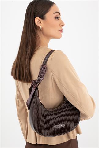 Sisley Sly 292 Kadın Kol Çantası Kahverengi