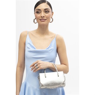 Sisley Sly 340 Kadın El Çantası Gümüş