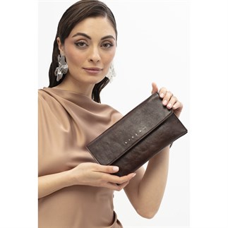 Sisley Sly 425 Kadın El Çantası Kahverengi
