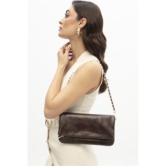 Sisley Sly 427 Kadın Kol Çantası Kahverengi