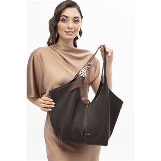 Sisley Sly 439 Kadın Kol Çantası Kahverengi