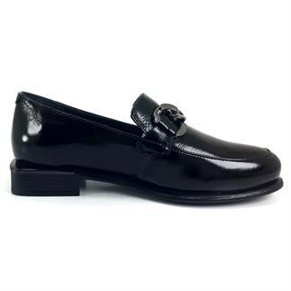 Венера 2050127 24KA Женская повседневная обувь из черной лакированной кожи