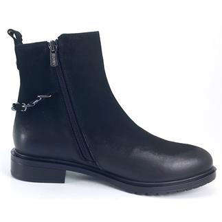 Венера 20742 24KB женские повседневные сапоги черный нубук