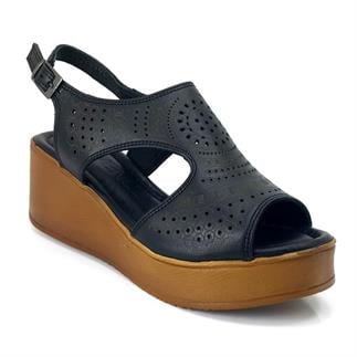 Venüs 2113604 23YS Günlük Bayan Sandalet  Siyah