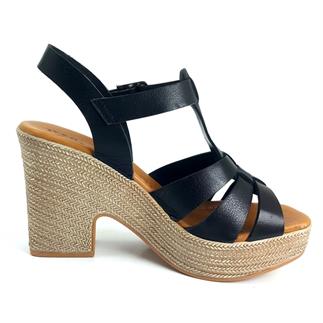 Venüs 23027603 23YS Günlük Bayan Sandalet Siyah