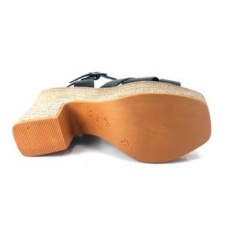 Venüs 23027603 23YS Günlük Bayan Sandalet Siyah